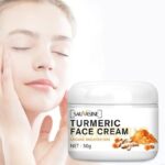 Turmeric Face Whitening Cream for Dark Skin Remove Acne Lighten Dark Spots Moisturizing Brightening Cream for Face Skin Care