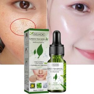 Pore Shrinking Serum Face Oil Control Moisturizing Acne Blackheads Repair Wrinkle Remove Dark Spot Green Tea Serum