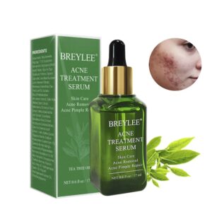 Tea Tree Facial Acne Removal Serum Hyaluronic Moisturizing Shrink Pores Oil-control Lighten Acne Marks Acne Face Skin Care