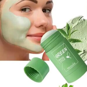 Green Tea Cooling Cleansing Mud Mask Green Tea Cleansing Mask Cream Deep Moisturizing Remove Blackheads Clean Pores Facial Skin