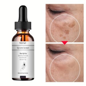 Acid Turmeric Face Serum Whitening Dark Spot Remover Acne Scar Bright Skin Corrector Facial Essence Improve Roughness