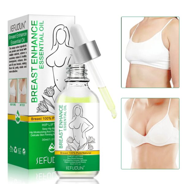 Sefudun Breast/Butt Enhancement Essential Oil Full Firm and Sagging after Childbirth Hip Lift Up Get Bigger butt By Walking