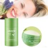 Facial Cleansing Green Mask Stick Whitening Moisturizing Remove Black Dot Skin Care Portable Travel Compress Face Mask Cream