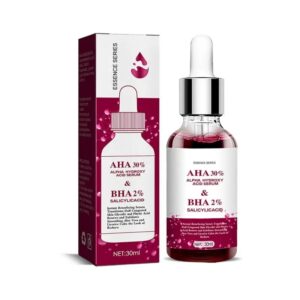 Fruit Acid Shrink Pores Face Serum Salicylic Acid Oil Control Remove Acne Blackheads Dark Spot Whitening Moisturizing Skin Care
