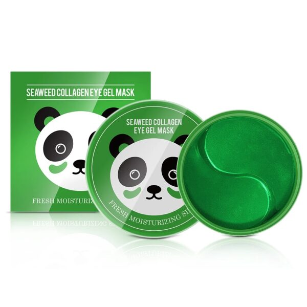 Eyes Care  Aloe Seaweed Collagen Moisturizing Gel Eye Mask Dark Circles Removal Anti-Aging Wrinkle Beauty Eye Patches