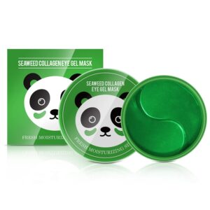 Eyes Care  Aloe Seaweed Collagen Moisturizing Gel Eye Mask Dark Circles Removal Anti-Aging Wrinkle Beauty Eye Patches