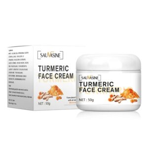 Turmeric Skin Whitening Cream for Dark Skin Acne Treatment Lighten Dark Spots Moisturizing Brightening Cream for Face Skin Care
