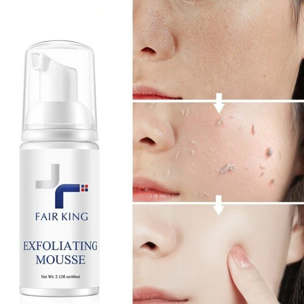 Exfoliating Mouss Exfoliator Face Scrub Deep Remove Cleaning Facial Cleaning Smooth Moisturizing Skin Exfoliator Cream