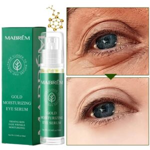 Golden Moisturizing Eye Serum Collagen Anti-Aging Face Serum Anti Puffiness Dark Circle Repair Tighten skin Around Eyes