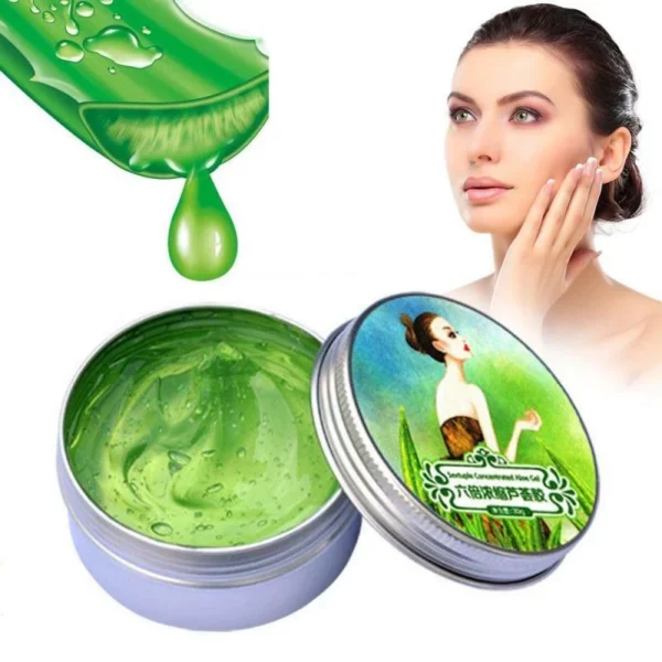 Aloe Vera Gel Cream Vegan Soothing Gel Skin Moisturiser Remove Acne Oil Control Soothing Moisturing Face Care
