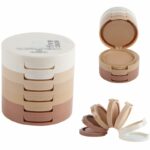 Contour powder Palette Press Face Powder Repair Face Pressed cosmetics with puff powder foundation