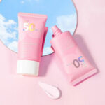Blossom Facial Sunscreen Isolation Makeup Primer Cream Moisturizing Hydrating Whitening Gel Cosmetics Beauty Makeup