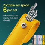 Ear Cleaner Wax Removal Stainless Steel Ear Wax Pickers Ear Cleaning Tools Spoon Earwax Remover Beauty Health Earpick