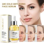 24k Gold Face Serum Hyaluronic Acid Dark Spot Remover Anti Aging Anti Wrinkle Moisturizing Facial Whitening Skin Care