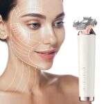 Face Lifting device  photon therapy facial slimming vibration massager double chin V-line lifting belt honeycomb frequenc