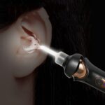 Ear Cleaner High Precision Ear Wax Removal Tool 5pcs Silicon Ear Spoon LED Light Wireless Otoscope Smart Ear Cleaning Ear Cares