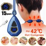 Mini Portable Electric Neck Massager Cervical Heater Relax Pain Relief Muscle Massage Instrument Body Health Care Tool