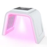 Home beauty salon  LED light therapy facial mask PDT spectrometer skin moisturizing spray cold hot compress red blue