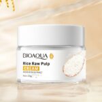 Moisturizer Whitening Cream Rice Raw Pulp Extract Facial Skin Care Bounce Cheeks Shrink Pores For Female Dark Spot Remover