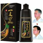 Organic Natural Fast Hair Dye 5 Minutes Plant Essence Black Hair Color Dye Shampoo Cover Gray White Hair Into Black Easy Operate