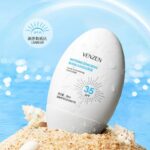 Skin research whitening and moisturizing moisturizing concealer isolation waterproof ultraviolet refreshing non-greasy sunscreen