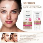 Tanning Lotion With Natural Ingredients Gentle Hydrating Nourishing Sunbed Cream For Men Women Healthy Skin Care Vitamin E