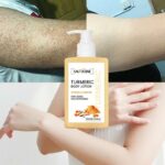 Tumeric Body Lotion  Body Brightening Lotion For Nourishing Skin Portable Skin Care Cream For Travel And Daily Use