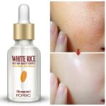 White Rice Whitening Face Serum Shrink Pore Acne Treatment Moisturizing Nourishing Liquid Essence Facial Skin Care Serum
