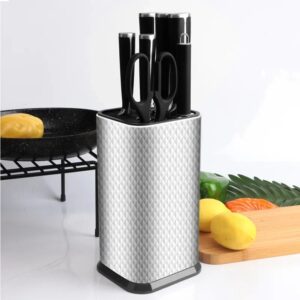 Stainless Steel Square Knife Holder Put Kitchen Knife Scissors Kitchen Multifunctional Utility Storage Tool Household