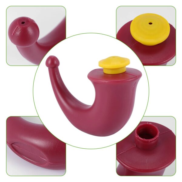 Nasal Rinsing Nose Wash System Neti Pot Sinus Irrigation Sinuses Cleaner for Complete Sinus Cleansing Wash Irrigation Relief