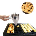 Piston Funnel Stainless Steel Sauce Cream Dosing Funnel Dough Dispenser Funnel Pastry Baking Tools Kitchen Accessories