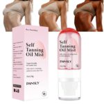 Self Tanning Oil Spray | Sunburn Prevention Spray Tanning Foam | Natural Tanner Spray Oil For Wheatish Tone And