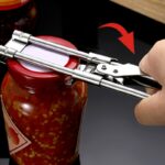 Can Opener Adjustable Stainless Steel Home Tools Manual Jar Bottle Lid Opener Multifunction Accessories Kitchen Gadgets