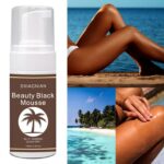 Natural Self Tanning Mousse Long Lasting Bronze Fake Tan Body Self Tanning Sunless Skin Bronze Sunscreen Tanner Lotion