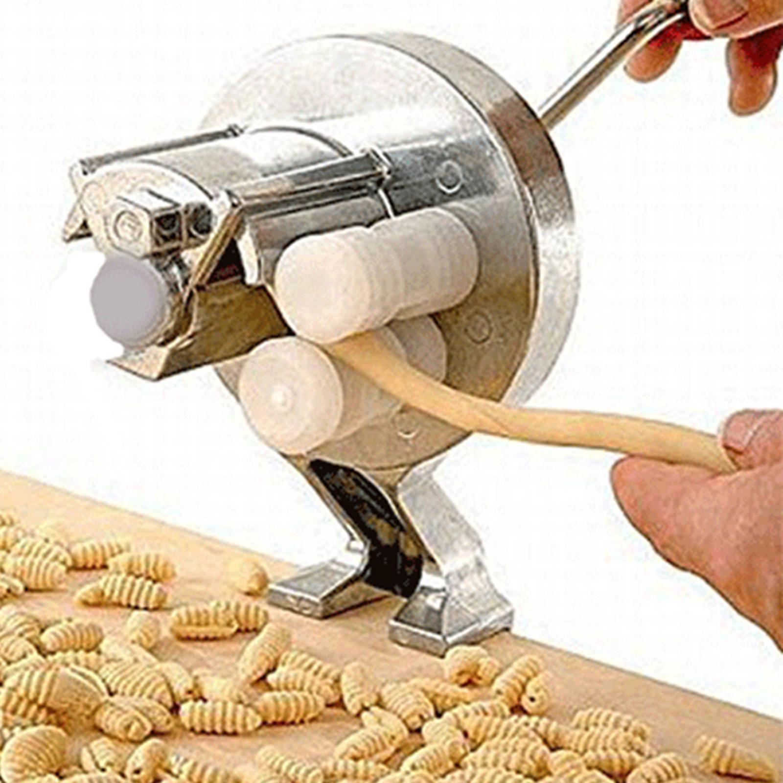 Hand Press Pasta Maker Machine Kitchen Accessories Portable with Hand Crank DIY Small Noodle Makers for Baking Restaurant Party