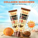Snail Sunscreen Cream Whitening Isolation Moisturizing Oil Control Facial Sunscreen Waterproof Sunblock Foundation