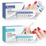 Venalisa  Remover Wipes Pad for Nail Manicure Cleanser Nail Art UV Gel Remover Degreaser for Nails Gel Nail Polish