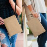 Women's DIY Linen makeup Bags Lipstick Bag Lovely Purse Wallet Fashion Cute Beach BAG Summer Beach Vintage Wallet Handbag Bag