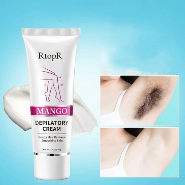 Mango Depilatory Cream Body Painless Effective Hair Removal Cream for Men and Women Whitening Hand Leg Armpit Hair Loss Product