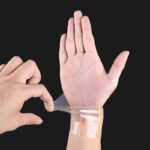Transparent Wrist Relief Brace Wrap Silicone Bandage Support Wristband Thumb Protector