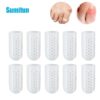 Foot Care Tool Silicone Gel Toe Separators Stretchers Toe Tube Corns Blisters Protector Gel Bunion Toe Finger Protection