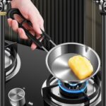 Mini Nonstick Frying Pan Breakfast Wok Steak Egg Pancake Pot 304 Stainless Steel Pan Bottom Induction Cooker Gas Stove