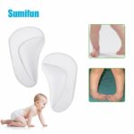 Silicone Gel Orthopedic Insoles for Children Baby Flat Foot Arch Support Orthotics Flatfoot Corrector Kids Shoe Pads