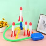 Kid Air Rocket Foot Pump Launcher Toys Flash Rocket Launchers Pedal Games Outdoor Child Play Toy Kid Gift