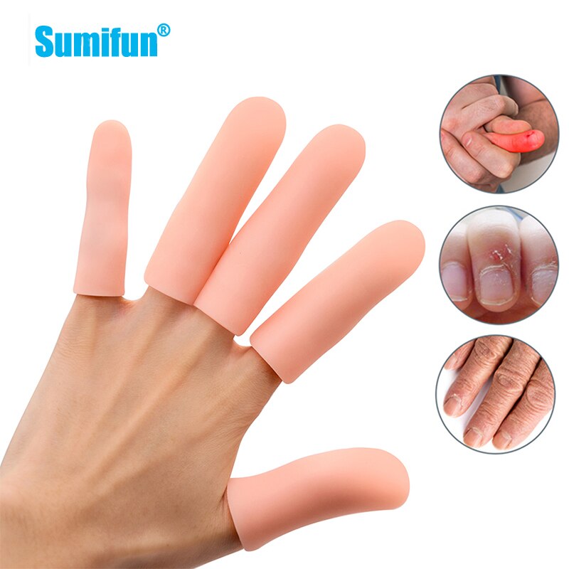 Extended Thickened Finger Protector Silicone Tube Thumb Covers Toe Protection For Foot Corn Blister Cracked Care Tools
