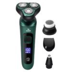 Smart Electric Shaver LCD Digital Display Three-head Floating Razor USB Rechargeable Washing Multi-function Beard Knife