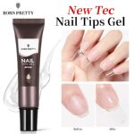 Tec Nail Tips Gel Nail Polish for for False Nails Art Extend Strong Adhesive Solid Tube Nail Tip Glue UV Gel