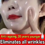 Effective anti-ageing and anti-wrinkle facial serum to remove facial wrinkles fine lines around the eyes crow's feet neck wrinkl