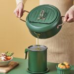 Flat Bottom Fryer Household Temperature Controllable Fine Iron Small Fryer Induction Cooker Gas Stove Applicable