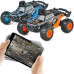 Mini RC Car With Lighting Christmas Gift Mobile APP control Crawler Truck With WIFI FPV Camera RTR